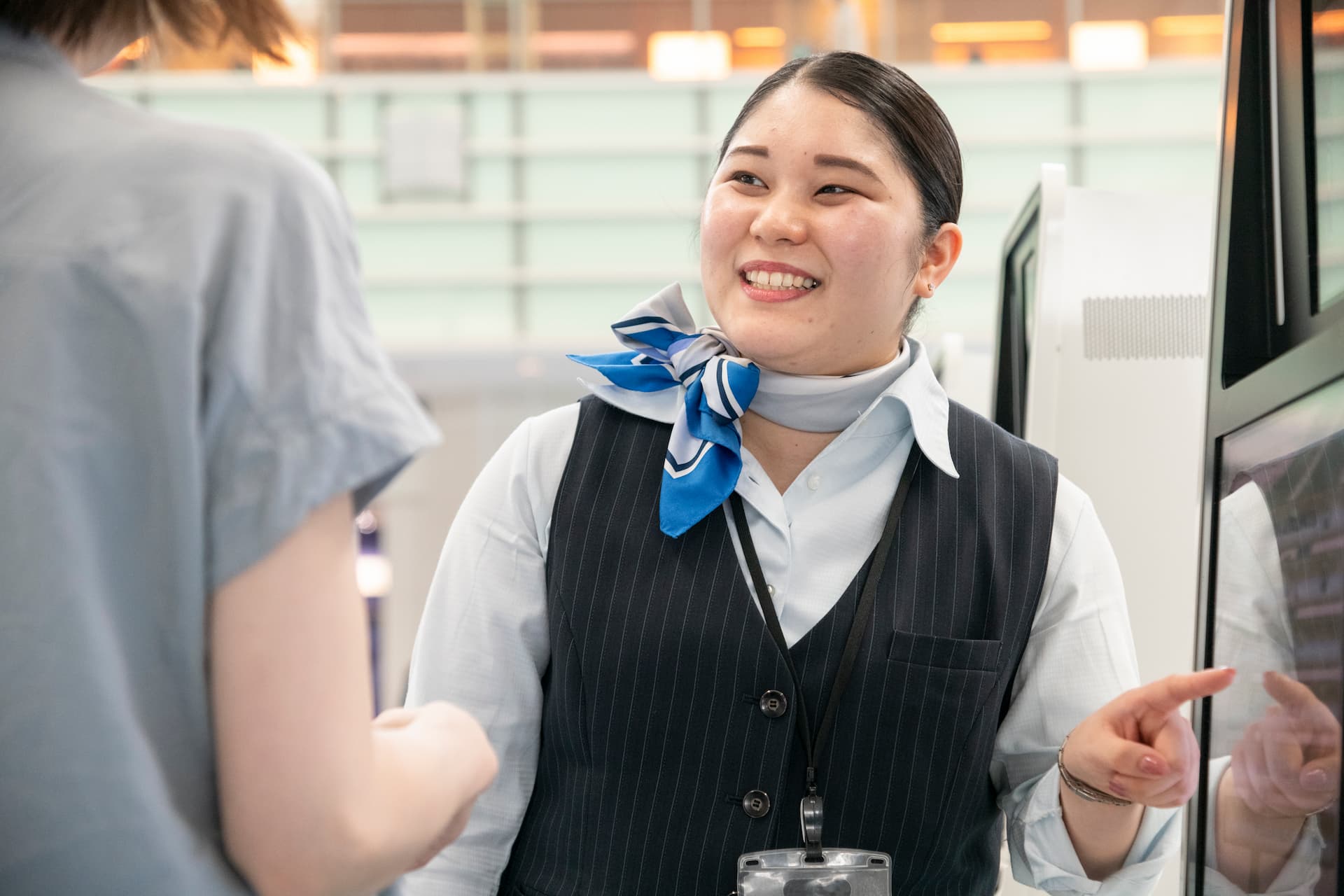 チェックイン業務